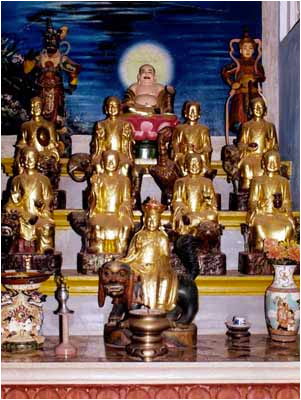 Điện thờ Phật, Bồ tát, La hán
