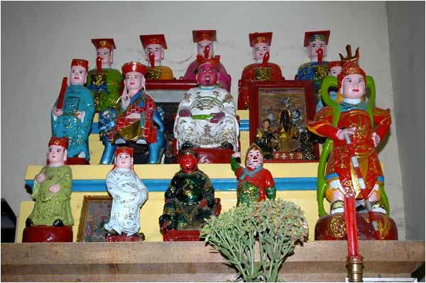 Bàn thờ chư Bồ tát, Hộ Pháp, Minh Vương