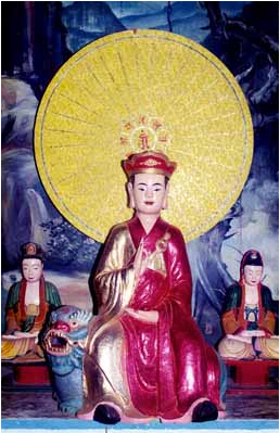Tượng Bồ tát Địa Tạng năm 1990